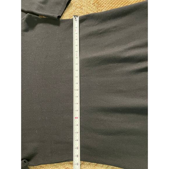 Draper James RSVP Sweater Knit black dress with Illusion bodice plus SZ XXL - Picture 8 of 10